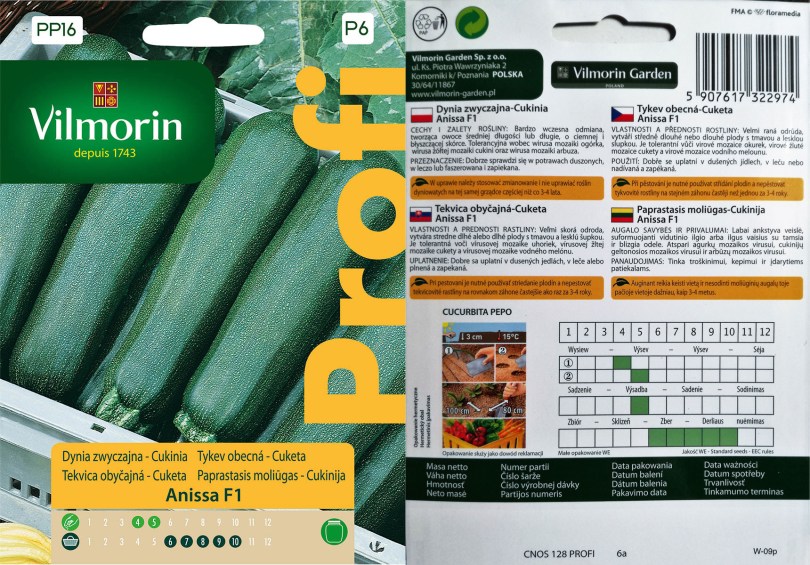 Tekvica obyčajná - cuketa